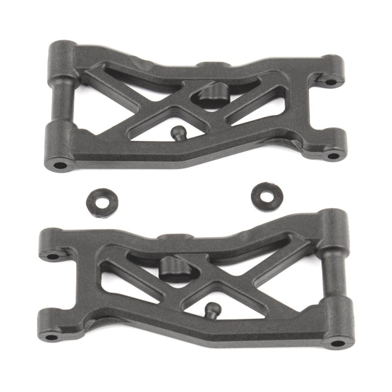 TRIANGLES DE SUSPENSIONS AVANTS TYPE CARBONE B74.1/2 (2) TEAM-ASSOCIATED