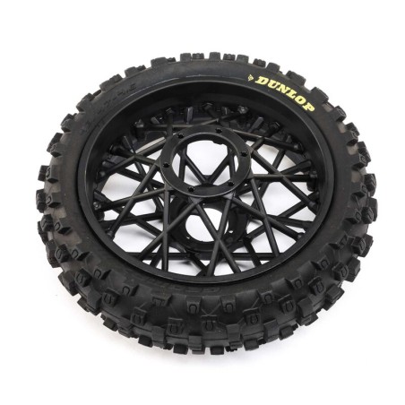 Dunlop MX53 monté sur pneu arrière, noir : Promoto-MX