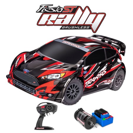 FORD FIESTA RALLY BRUSHLESS CLIPLESS SANS ACCUS / CHARGEUR