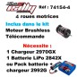 FORD FIESTA RALLY BRUSHLESS CLIPLESS SANS ACCUS / CHARGEUR