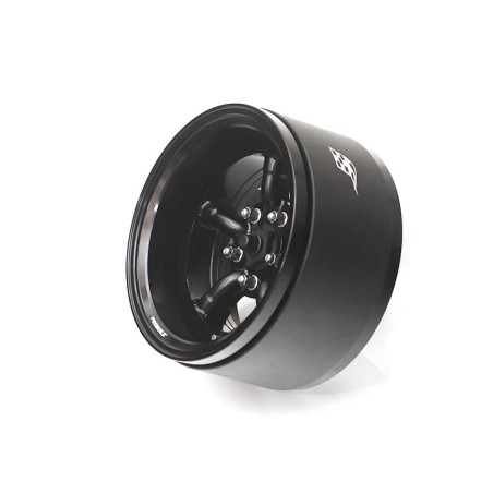 ProBuild™ 1.9" M5 Adjustable Offset Aluminum Beadlock Wheels (2) Black/Black