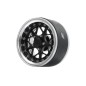 ProBuild™ 1.9" LGB Adjustable Offset Aluminum Beadlock Wheels (2) Platinum//Matte Black