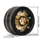 INJORA 1.0" 39g/pcs Brass Beadlock Wheels Negative Offset 2.65mm for 1/24 1/18 RC Crawlers (W1008)