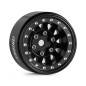 INJORA 1.0" Negative Offset 2.85mm Beadlock Aluminum Wheel Rims for 1/24 RC Crawlers (4) (W1009)