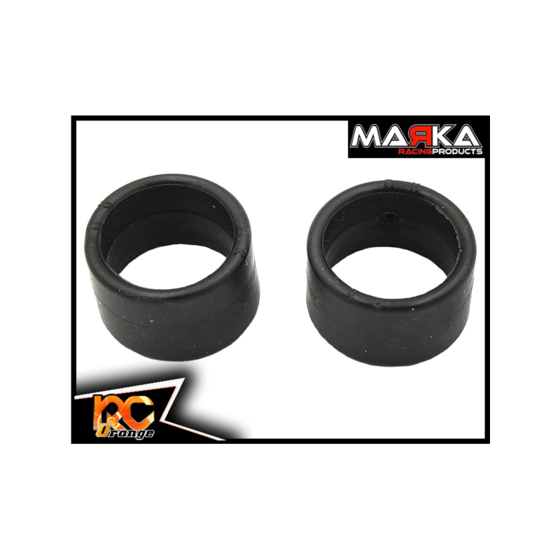 MARKA – V1R10-14 – Pneu Slick arrière 14mm gomme V1 10° pour RCP Track (1 paire)