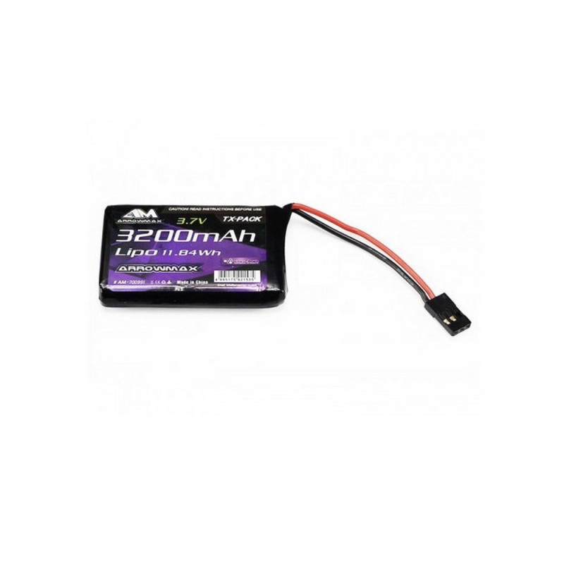 Arrowmax Batterie Lipo 3200mAh 3.7V Radio Sanwa MT-44 AM700991