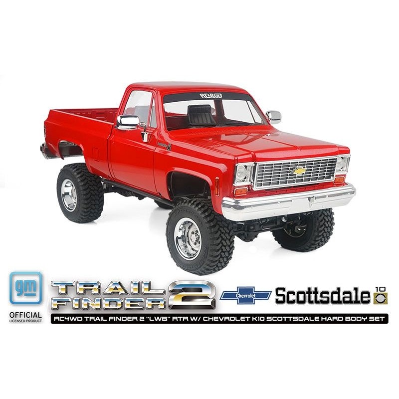 TRAIL FINDER 2 LWB CHEVROLET K10 SCOTTSDALE ROUGE RC4WD