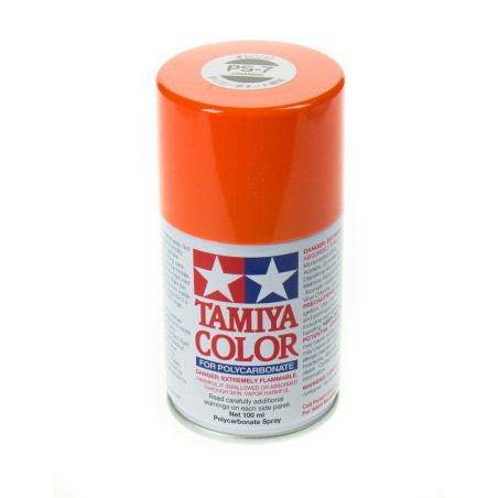 Tamiya Peinture Lexan Orange PS-7    86007