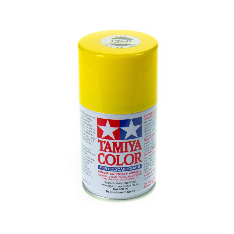 Tamiya Peinture Lexan Jaune PS-6     86006