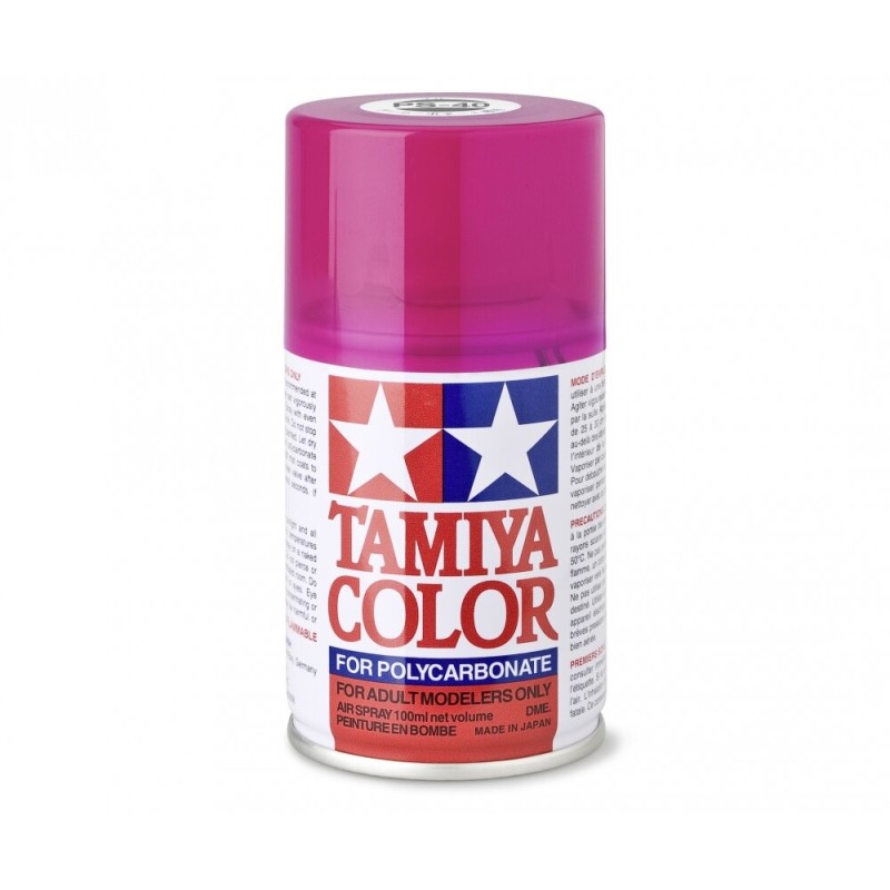 Tamiya 300086040 Spray PS-40 Translucide Rose Polyc. 100ml