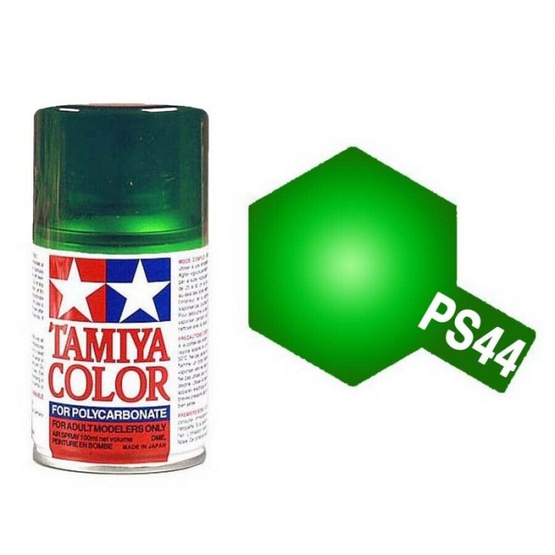 Vert translucide Polycarbonate Spray de 100ml-TAMIYA PS44