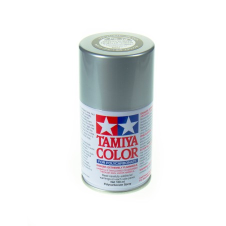 Tamiya Peinture Lexan Argent métal PS-48 86048