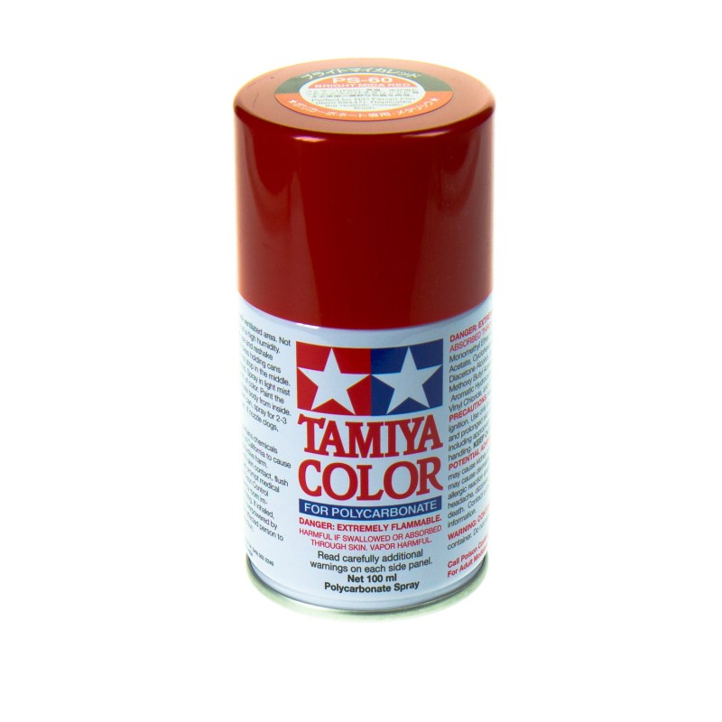 Tamiya Peinture Lexan Orange Metal PS-61 86061