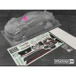 Bittydesign P-GT3R 1/10 GT corps transparent 190mm