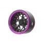 Boom Racing ProBuild™ 1.9" LGB Adjustable Offset Aluminum Beadlock Wheels (2) Purple/Black