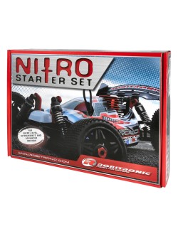 Kit de démarrage Robitronic Nitro avec démarreur à bougie de préchauffage 2000mAh