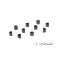 RONDELLES ALU NOIRES 3X6X6.0 MM (10) - XRAY