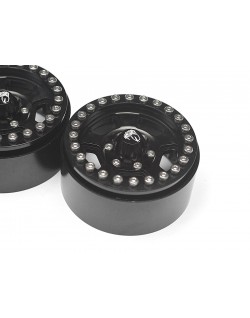 Boom Racing Golem KRAIT ™ 1.9 Roues Beadlock en aluminium avec élargisseurs de 8 mm (4) [Certifié Recon G6] Noir