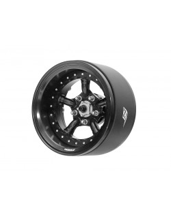 Boom Racing ProBuild™ 1.9" Spectre Adjustable Offset Aluminum Beadlock Wheels (2) Black/Black