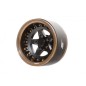 Boom Racing BRPB019BZMBK ProBuild 1.9" SS5 Offset réglable en aluminium Beadlock jantes (2) bronze/noir mat