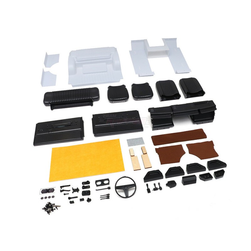 Team Raffee TRC/302900 1/10 Kit complet d'aménagement intérieur (avec banquette arrière) pour Rover Gen 1 SUV 313mm Carrosserie