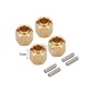 INJORA 4PCS 7mm Brass Wheel Hex Hub Extenders For 1/18 TRX4M (4M-02-7) - 4pcs 7mm(+3mm)