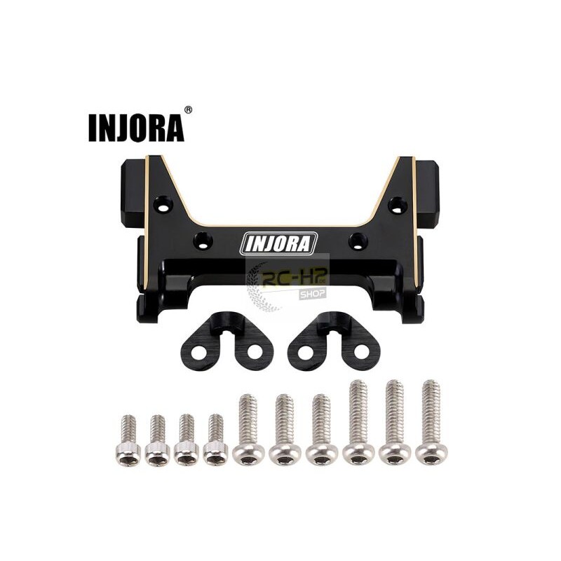 Support de pare-chocs avant en laiton noir pour 1/18 TRX4M Defender Bronco (4M-79)