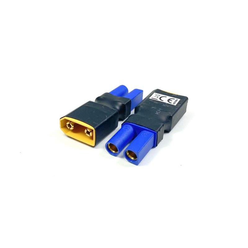 Adaptateur XT90 (M) - EC5 (F) Version Compacte