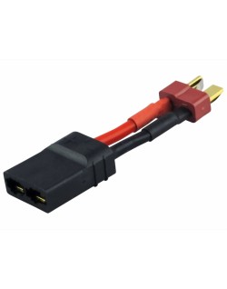 Adaptateur avec câble T-Plug (M) compatible avec Traxxas (F) 50mm