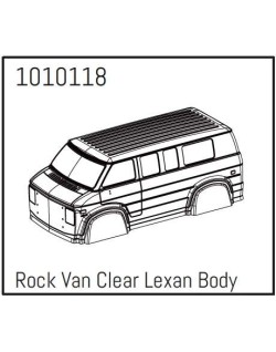 Carrosserie Rock Van PC (non peinte) - PRO Crawler 1:18