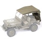 1/12 1941 WILLYS MB Option part - CANVAS TOP