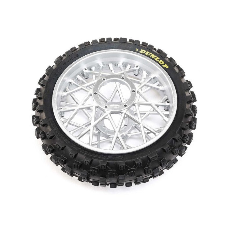 LOSI Jante Arrière Satin + Pneu Dunlop MX53 Promoto MX LOS46007