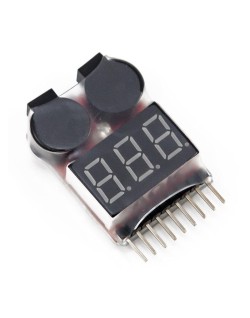 Voltmètre avec alarme - 1 to 8s Lipo/Li-ion/NiMH/LiFe