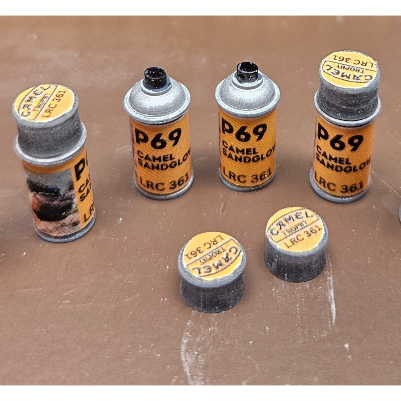 Spray 400Ml de couleur Camel Trophy 1:10 ( 3 pièces )