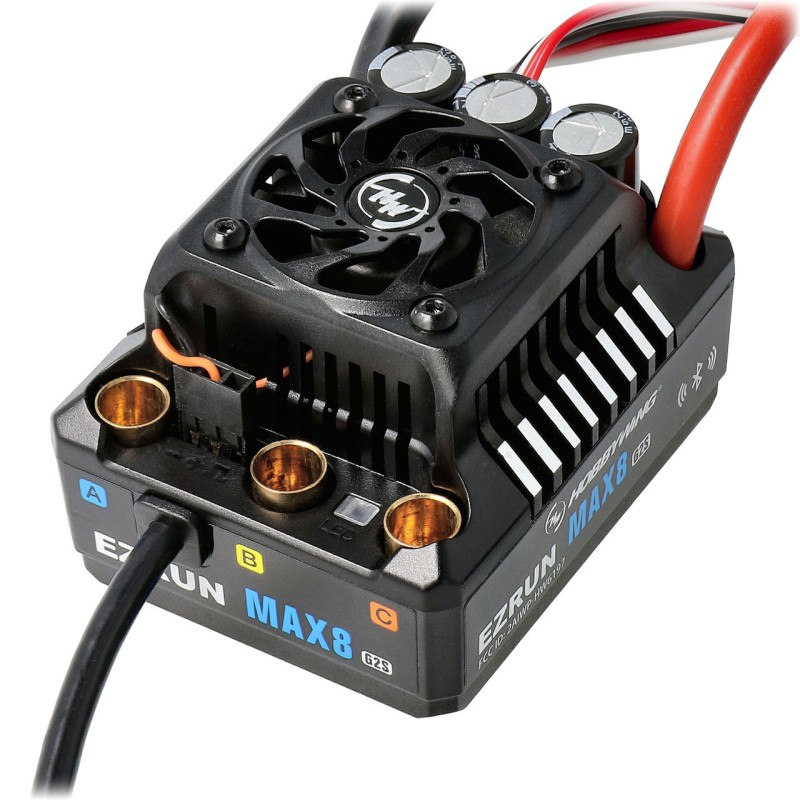 Hobbywing Ezrun MAX8 G2S régulateur 160 Amp, 3-6s LiPo, BEC 6A