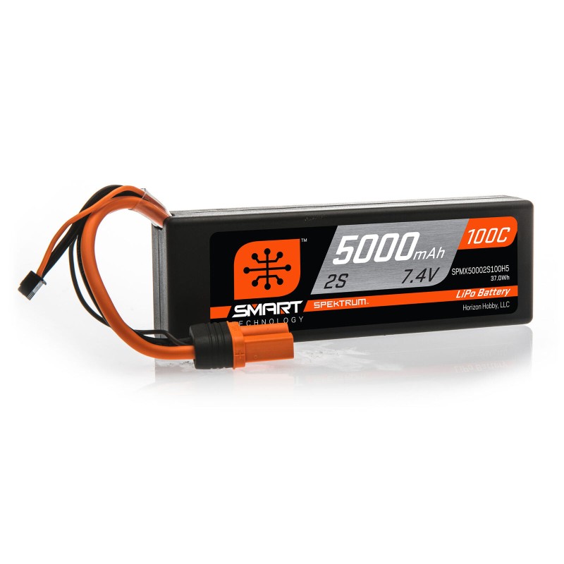 Spektrum Accu lipo Smart 7.4v 5000mah 100C IC5