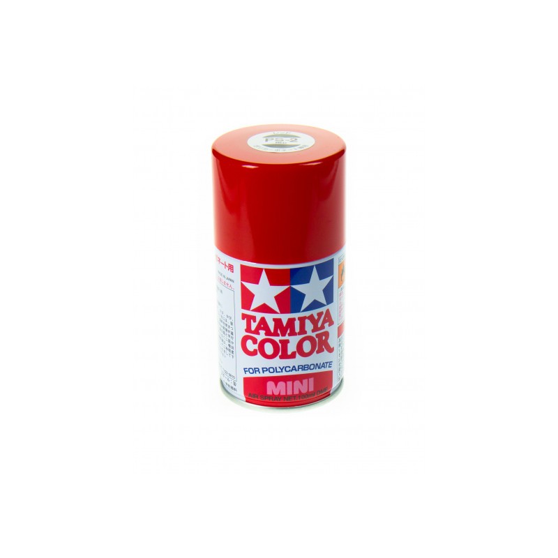 Tamiya Peinture Lexan Rouge PS-2 86002