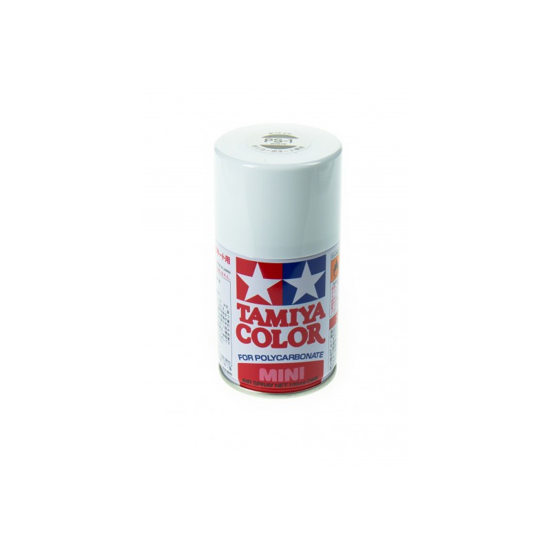 Tamiya Peinture Lexan Blanc PS-1 86001