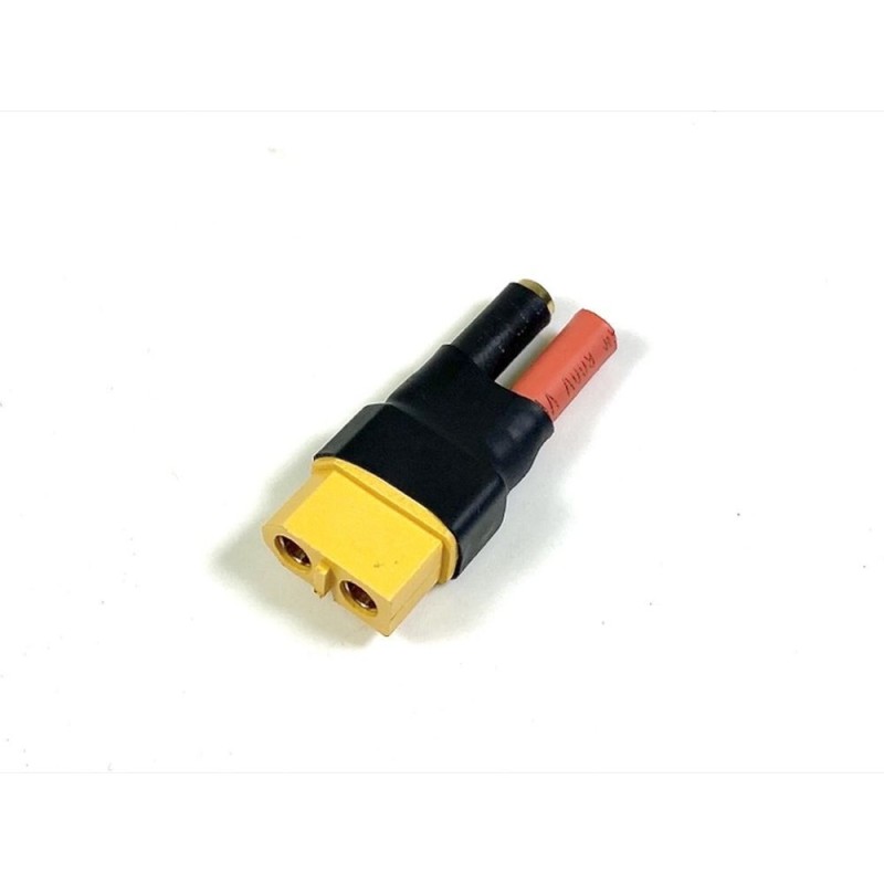 Adaptateur Connectiques 4mm (M) - XT60 (F) Version Compacte Absima - 3040059