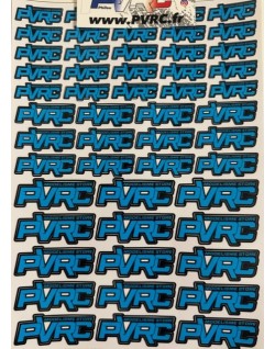 Planche A4 Logo PVRC Monochrome Bleu