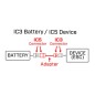 Spektrum Adaptateur IC3 (batterie) Vers IC5 (variateur) Smart SPMXCA507