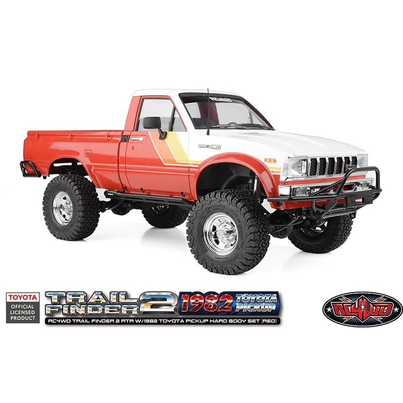 Trail Finder 2 RTR avec 1982 Toyota Pickup Carosserie rouge RC4WD